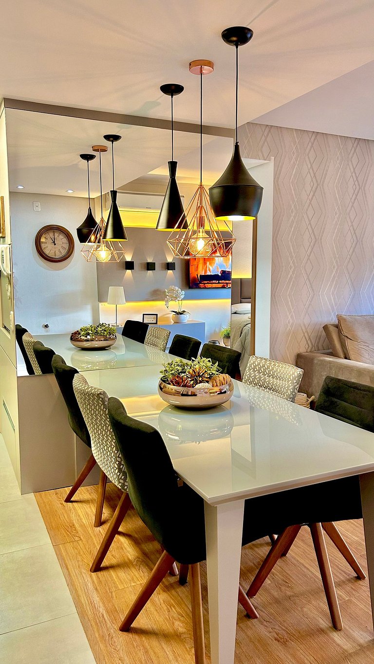 Lindo e aconchegante com lareira cond c/ piscina