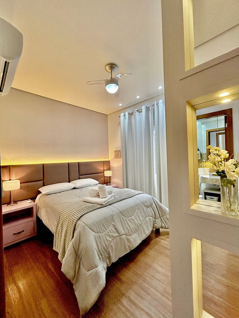 Lindo e aconchegante com lareira cond c/ piscina