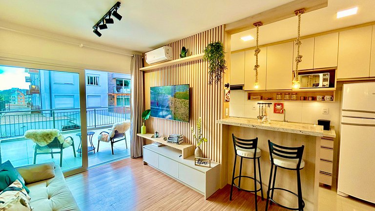 Lindo Apto Garden no Centro de Canela