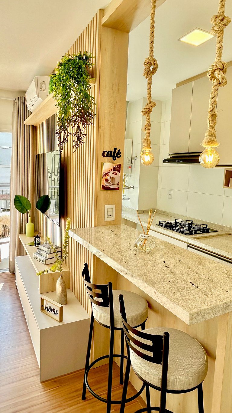 Lindo Apto Garden no Centro de Canela