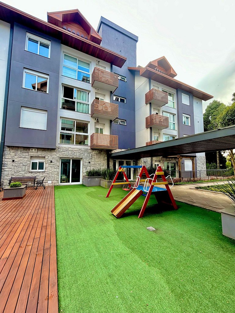 Lindo Apto Garden no Centro de Canela