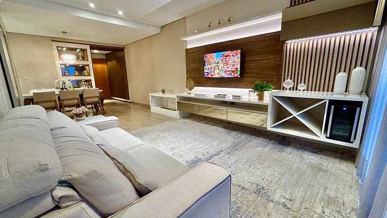 Seu Lar na Serra com Lareira e Piscina aquecida 4min Centro