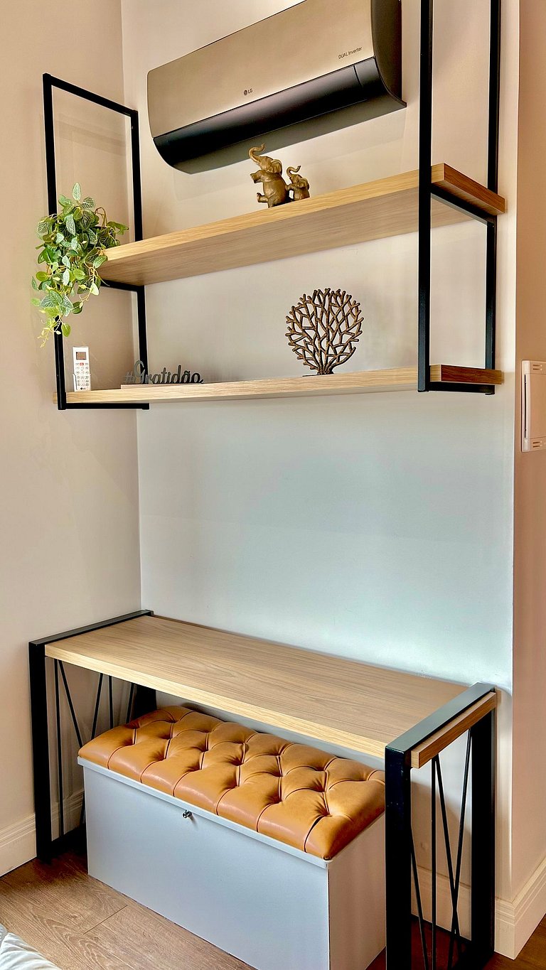 LOFT Exclusivo a 400m da Rua Coberta