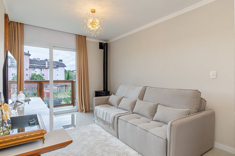 Apto lindo e completo centro de Canela