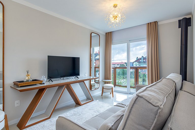 Apto lindo e completo centro de Canela