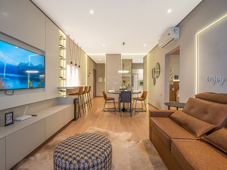 Charme e Lareira no Centro de Gramado