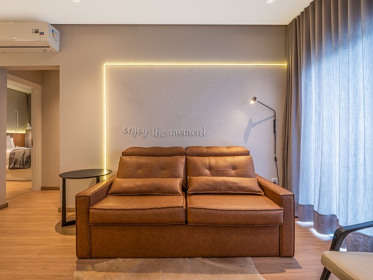 Charme e Lareira no Centro de Gramado