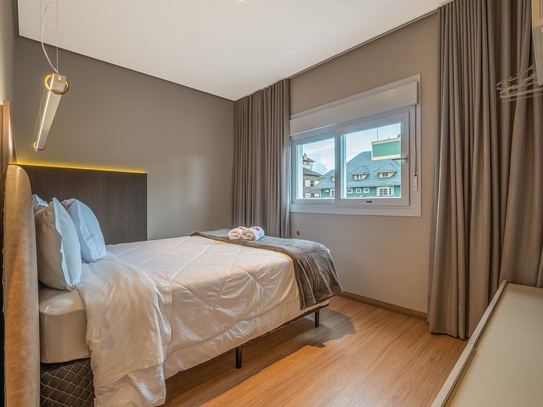 Charme e Lareira no Centro de Gramado