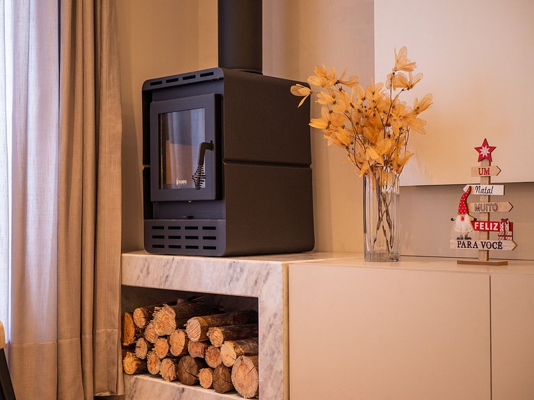 Charme e Lareira no Centro de Gramado