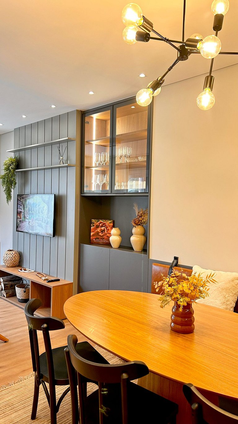 Aconchego e sofisticação a 300m da Rua Coberta