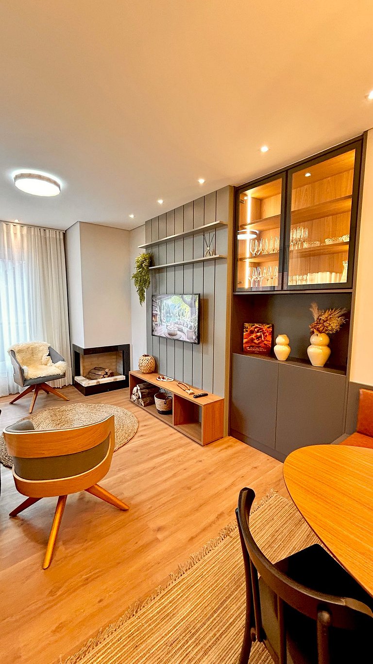 Aconchego e sofisticação a 300m da Rua Coberta