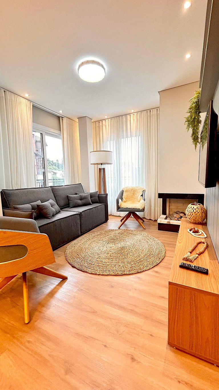 Aconchego e sofisticação a 300m da Rua Coberta