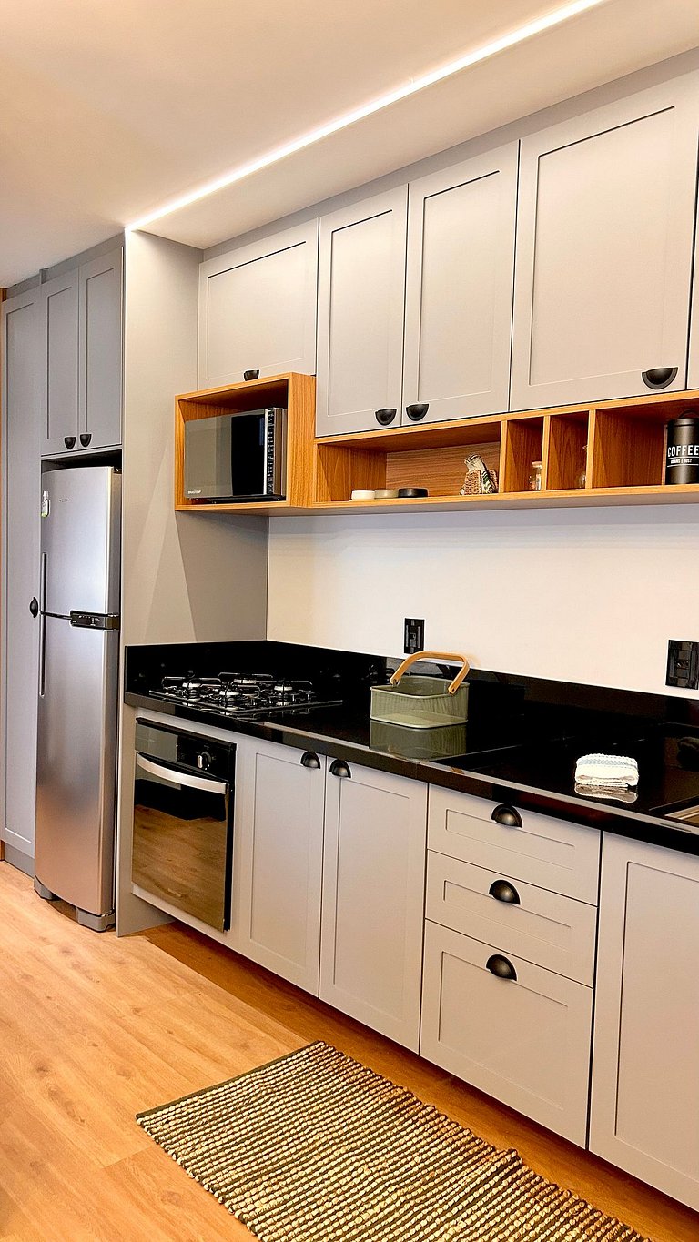 Aconchego e sofisticação a 300m da Rua Coberta