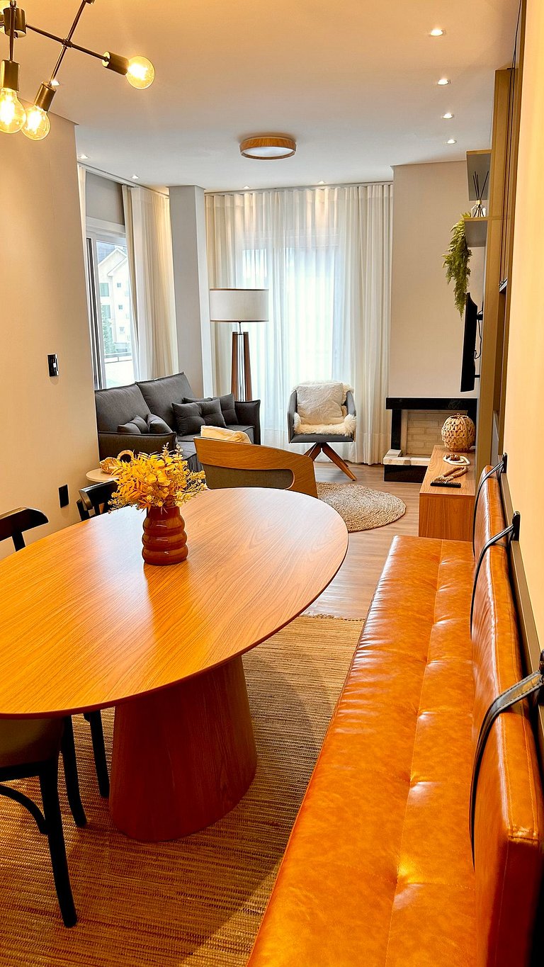 Aconchego e sofisticação a 300m da Rua Coberta