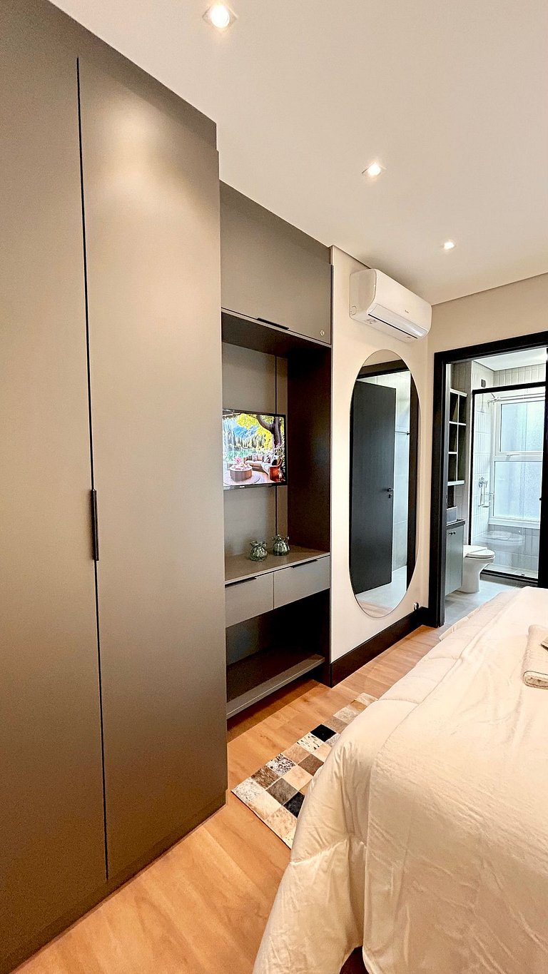 Aconchego e sofisticação a 300m da Rua Coberta