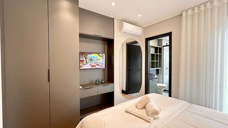 Aconchego e sofisticação a 300m da Rua Coberta