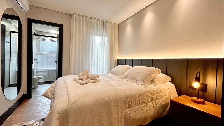 Aconchego e sofisticação a 300m da Rua Coberta