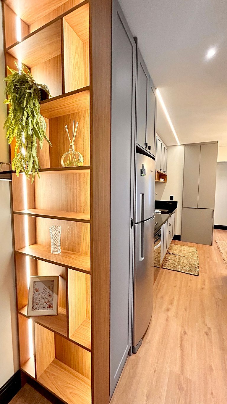 Aconchego e sofisticação a 300m da Rua Coberta