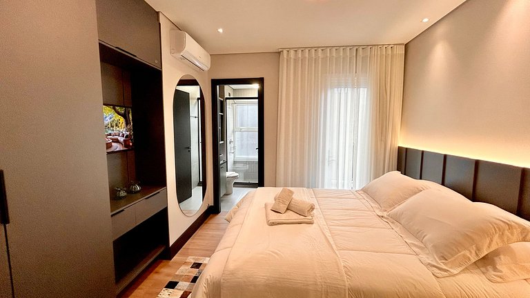 Aconchego e sofisticação a 300m da Rua Coberta