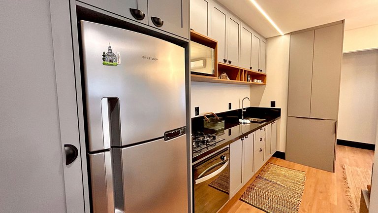 Aconchego e sofisticação a 300m da Rua Coberta