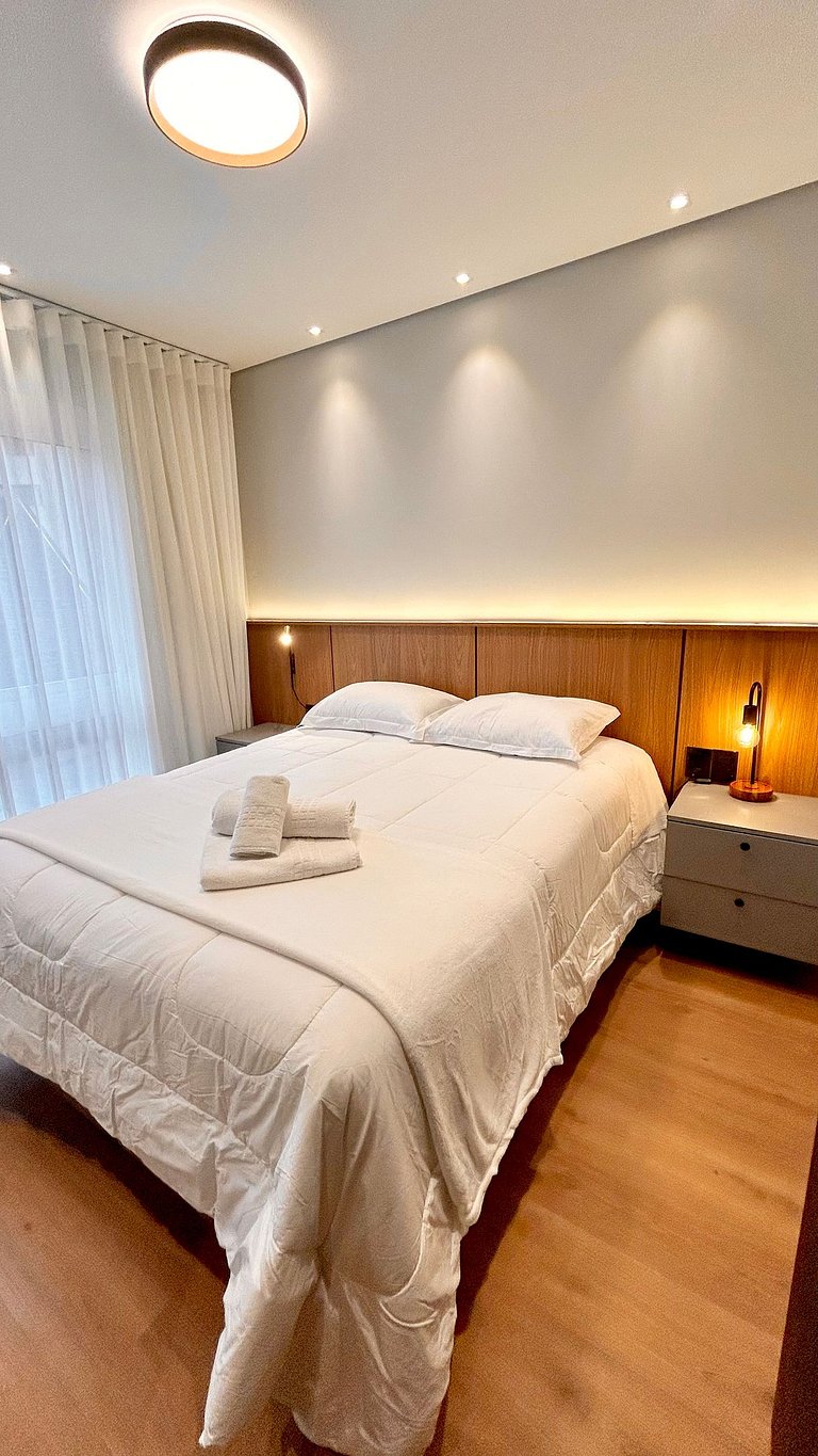 Aconchego e sofisticação a 300m da Rua Coberta