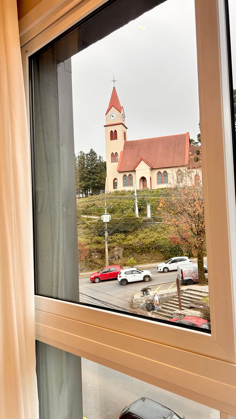 Aconchego e sofisticação a 300m da Rua Coberta