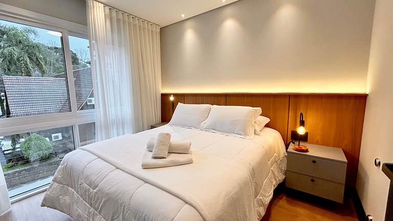 Aconchego e sofisticação a 300m da Rua Coberta