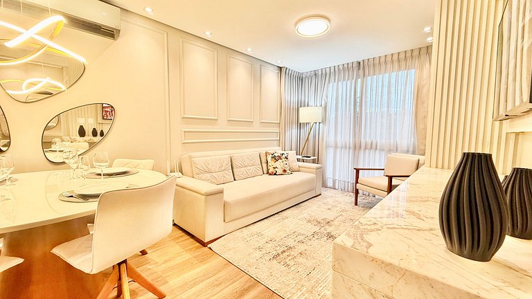 Refúgio Moderno com Lareira em Canela