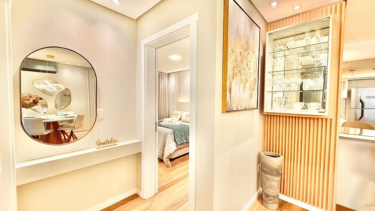 Refúgio Moderno com Lareira em Canela