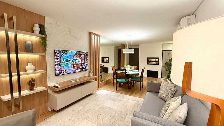 Refúgio em Gramado • 2 quartos Próx. ao Centro