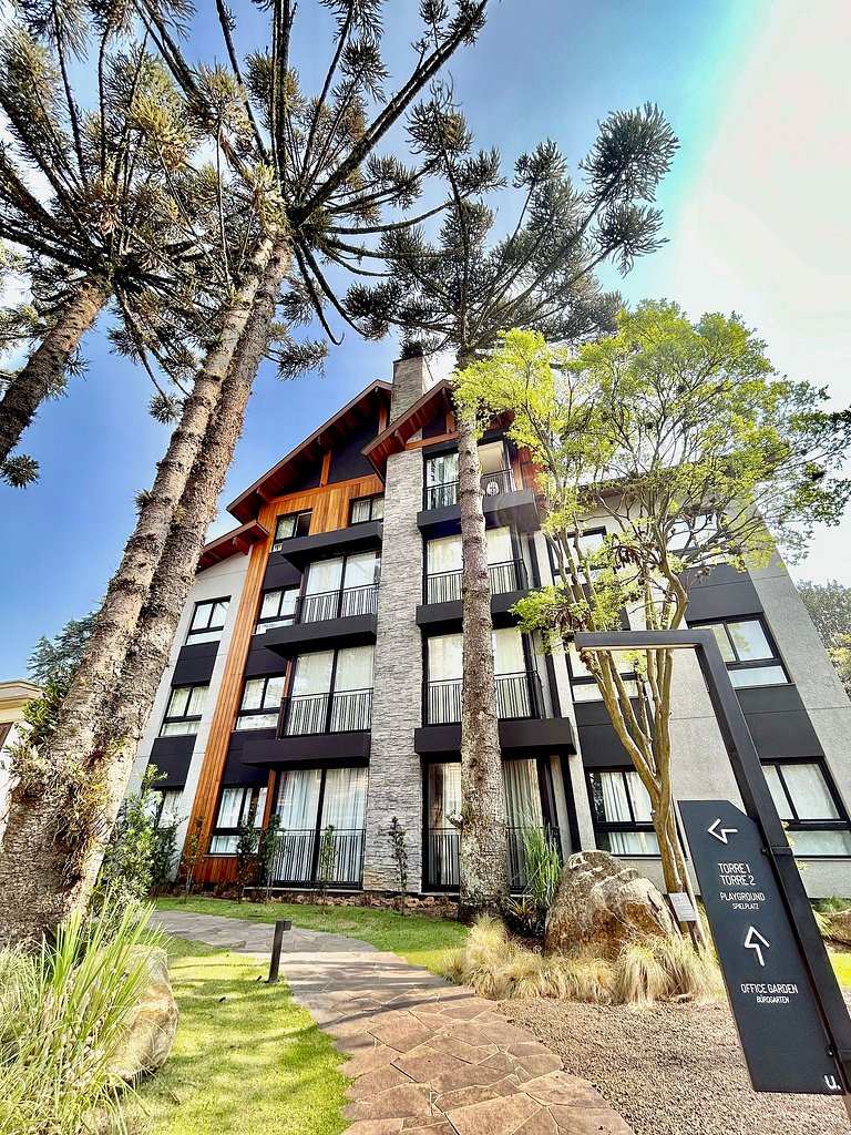 Refúgio em Gramado • 2 quartos Próx. ao Centro