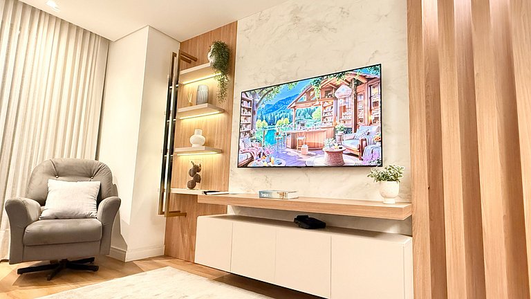 Refúgio em Gramado • 2 quartos Próx. ao Centro