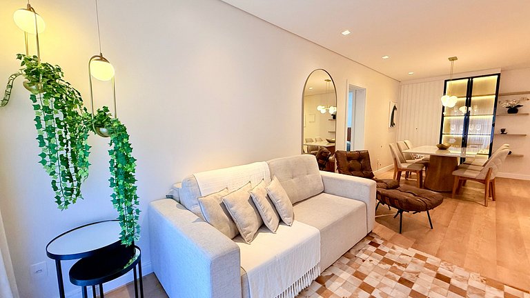 Charme na Borges - 2 suítes c/ lareira