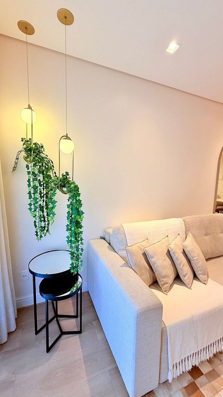 Charme na Borges - 2 suítes c/ lareira