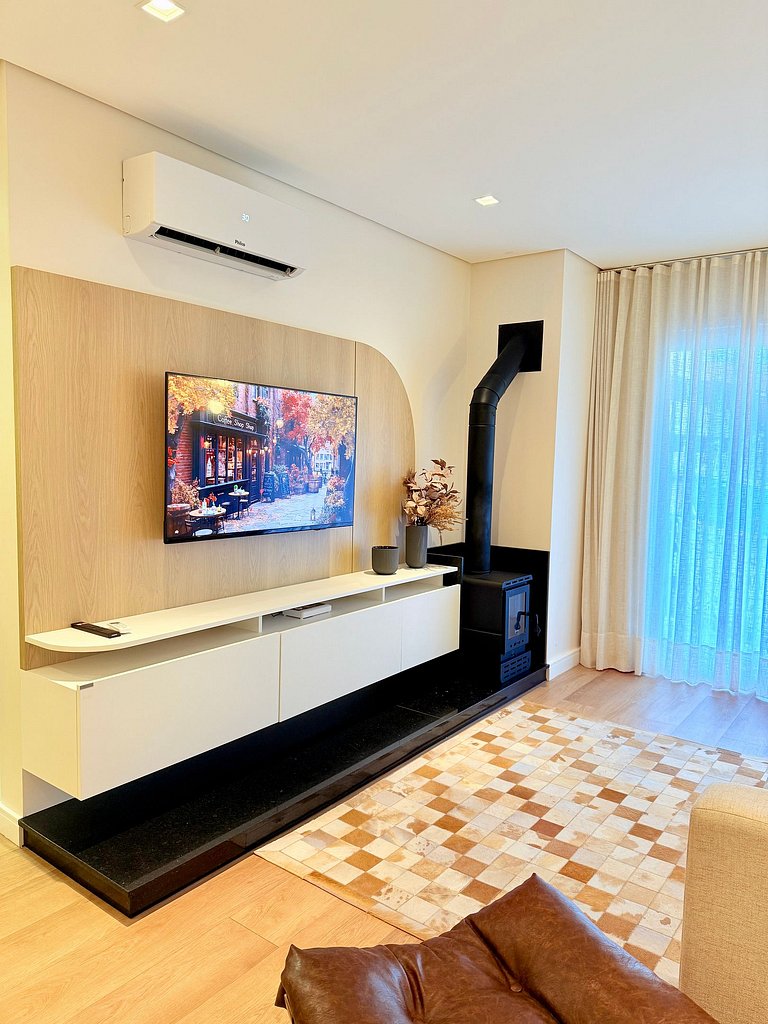 Charme na Borges - 2 suítes c/ lareira