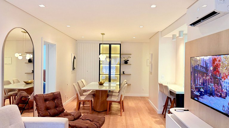 Charme na Borges - 2 suítes c/ lareira