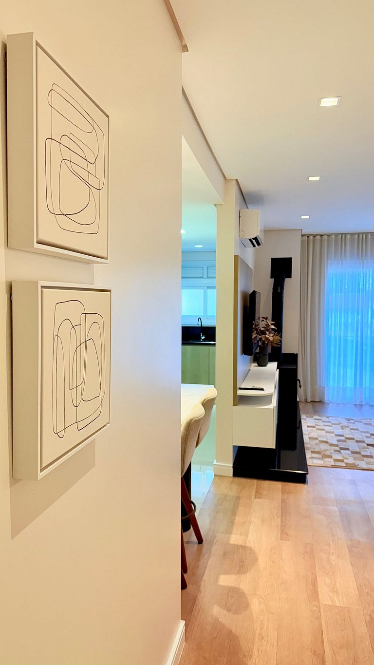 Charme na Borges - 2 suítes c/ lareira