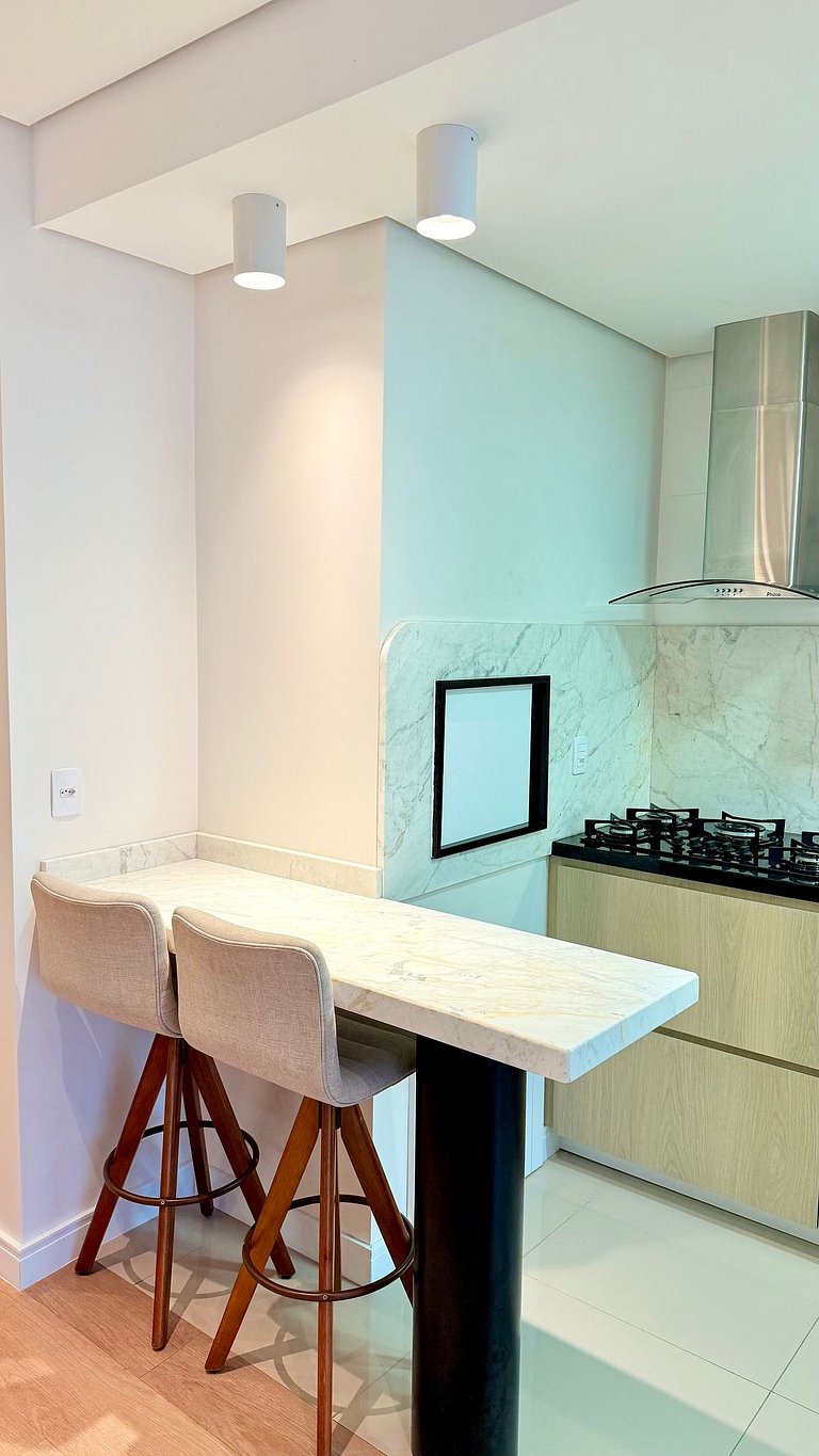 Charme na Borges - 2 suítes c/ lareira