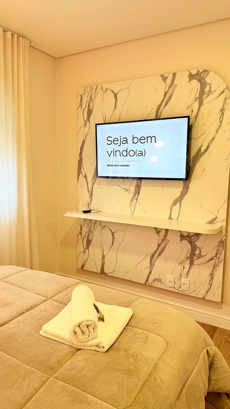 Charme na Borges - 2 suítes c/ lareira