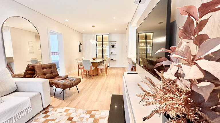 Charme na Borges - 2 suítes c/ lareira