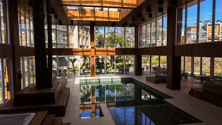 Refúgio Premium em Condo Clube - Piscina Aquecida