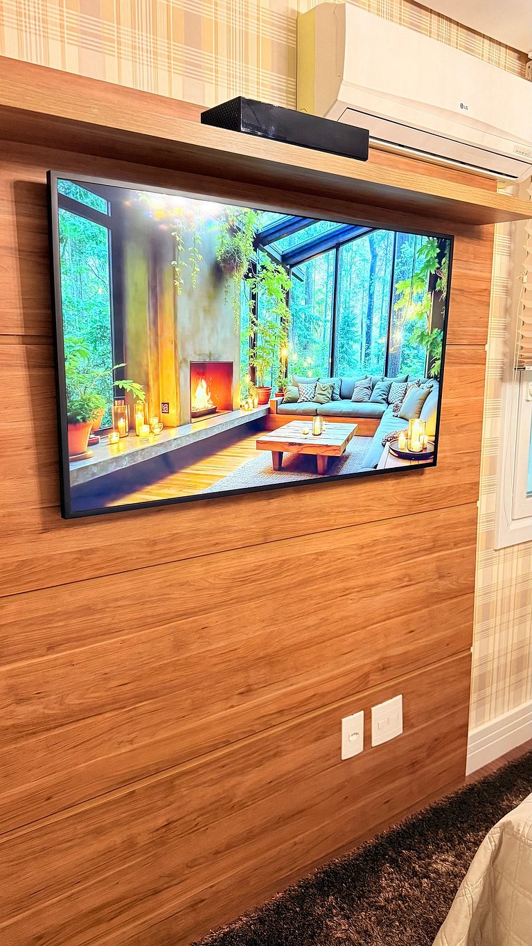 Luxo 3 Suítes | Vista Vale do Quilombo |R. Coberta