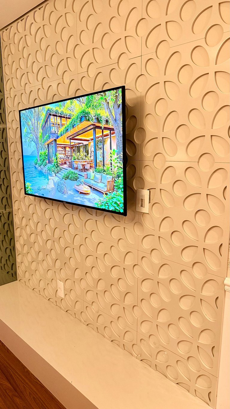 Luxo 3 Suítes | Vista Vale do Quilombo |R. Coberta