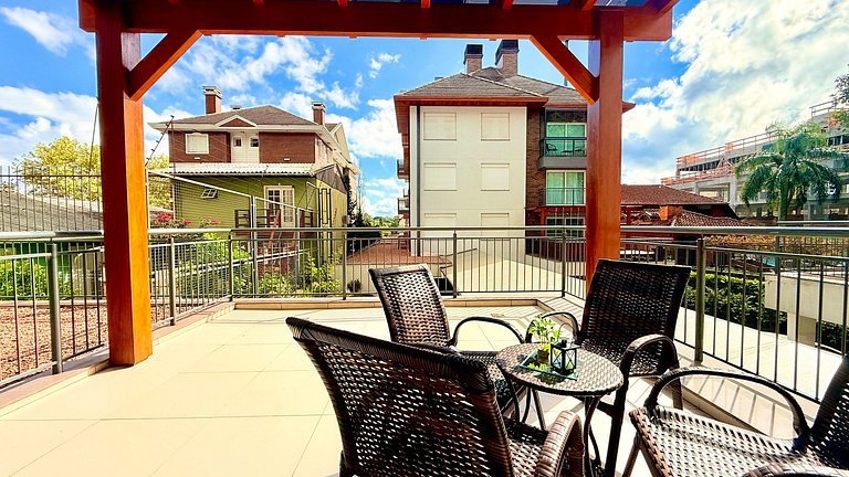 Lindo Apto Garden no Centro de Canela