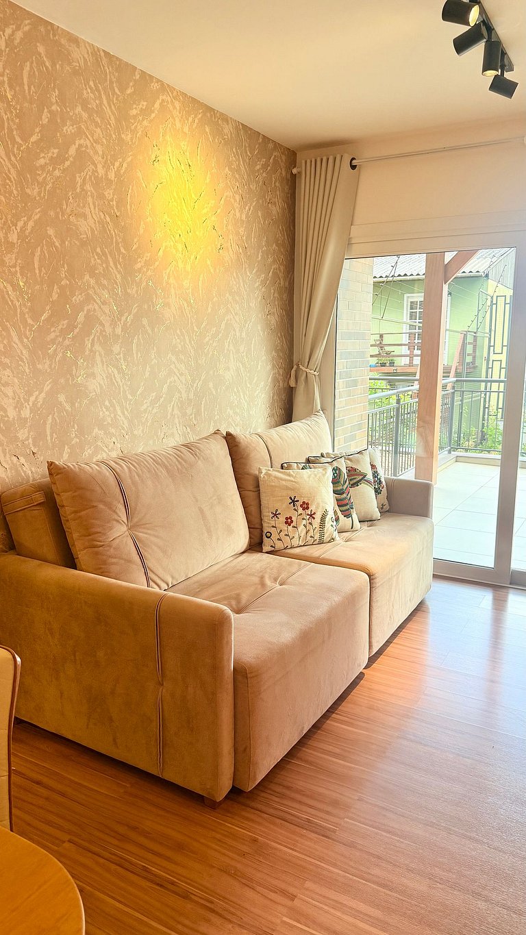 Lindo Apto Garden no Centro de Canela