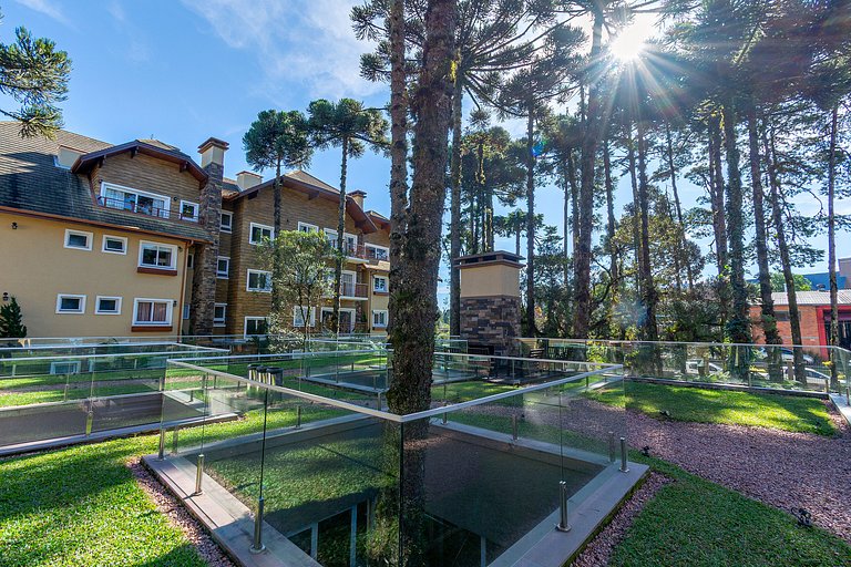 Aconchego na Serra com Lareira e Piscina aquecida 4min Centr