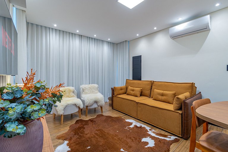 2 Quartos a 300m da Rua Coberta | Lado Hard Rock